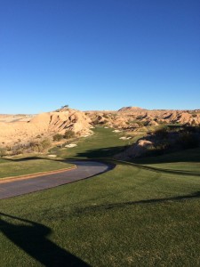 Wolf Creek Golf Course - View from hole #1.