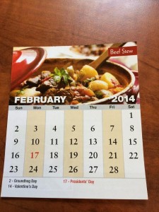 February 2014 Recipe - Beef Stew