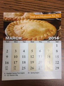 March 2014 Recipe - Steak & Mushroom Pot Pie