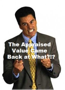 Appraisals that are less than the agreed sale price can be frustrating to a seller!