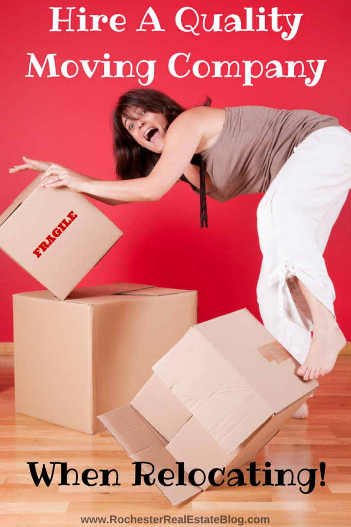 Hire a Quality Moving Company When Relocating!