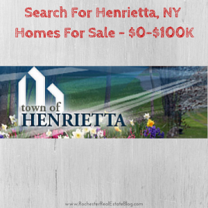 Search for Henrietta, NY Homes For Sale - 0-100K