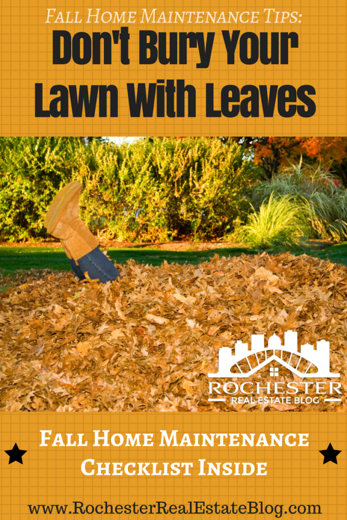 Fall Home Maintenance Checklist Tips Preparing Your Home For Fall   Fall Home Maintenance Tips Dont Bury Your Lawn With Leaves 683x1024 